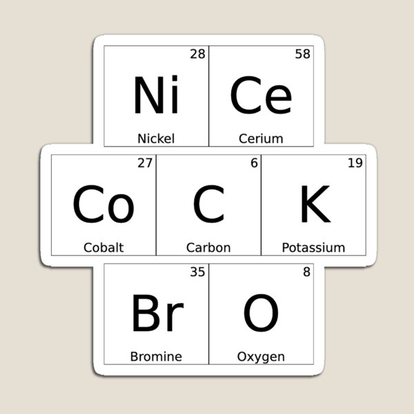 Item preview, Nice Cock Bro Periodic Table designed and sold by 17pp27.