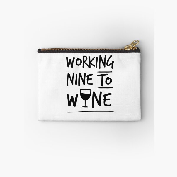 Item preview, Working Nine to Wine, Wine O'Clock, Funny Wine Shirt, Women's Wine Shirt, Women's Funny Shirt designed and sold by Noussairox.