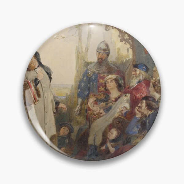 Item preview, Chaucer at the Court of Edward III (Ford Madox Brown) designed and sold by ArtHistorical.