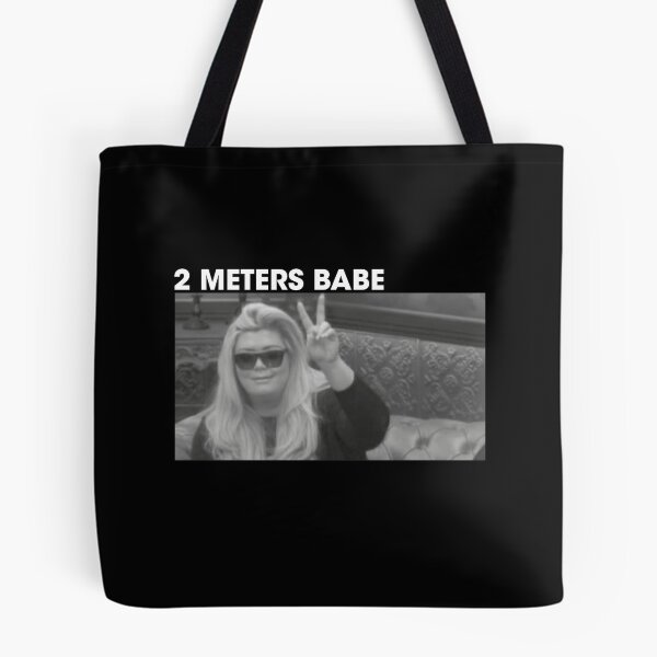 Item preview, Gemma Collins: 2 meters babe meme black Mood Slim Fit T-Shirt designed and sold by jozefds.