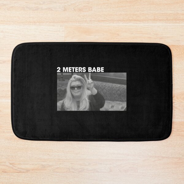 Item preview, Gemma Collins: 2 meters babe meme black Mood Slim Fit T-Shirt designed and sold by jozefds.