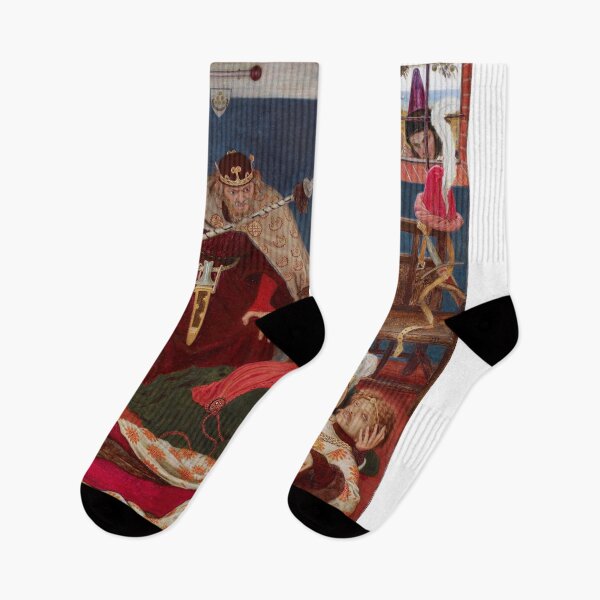 Item preview, Death of Sir Tristram (Ford Madox Brown) designed and sold by ArtHistorical.