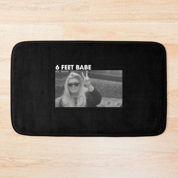 Item preview, Gemma Collins: 6 feet babe meme black Mood Slim Fit T-Shirt designed and sold by jozefds.