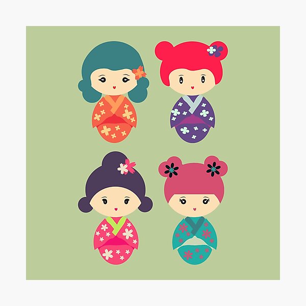 Item preview, Kokeshi designed and sold by blanchatre.