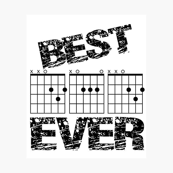 Item preview, mens Guitar Chord -dad best ever guitar lover designed and sold by YouHappyMyHappy.