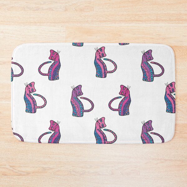Item preview, 3 purple cats designed and sold by daisydebby.