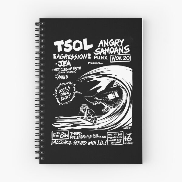 Item preview, Old 1982 L.A. punk show poster – TSOL & Angry Samoans designed and sold by Fairytale of DC.