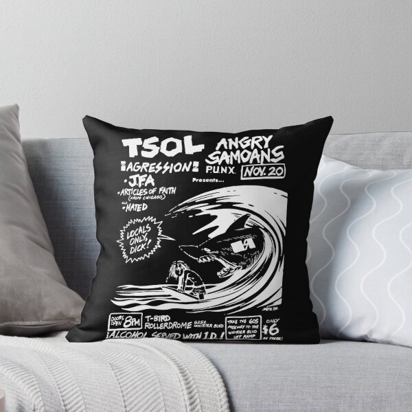 Item preview, Old 1982 L.A. punk show poster – TSOL & Angry Samoans designed and sold by Fairytale of DC.