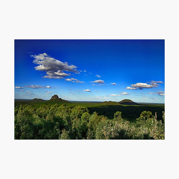 Item preview, Glasshouse Mountains. South East Queensland. Australia designed and sold by hanspeder.redbubble.com.