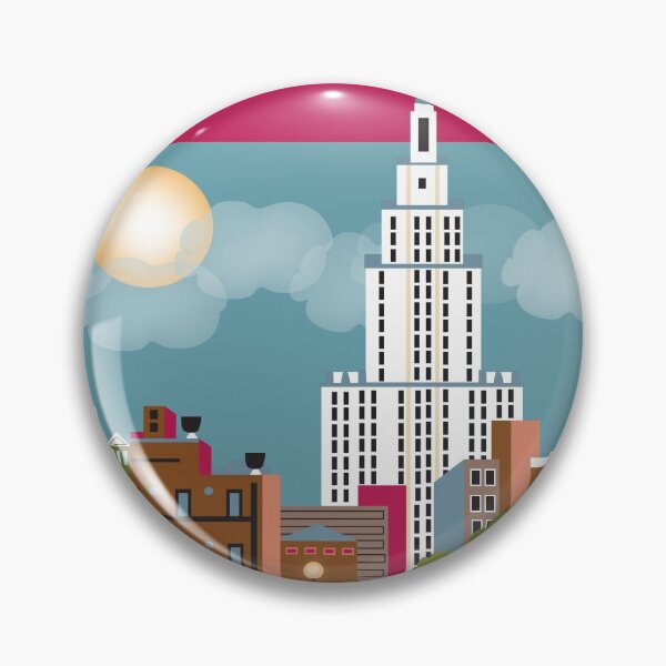 Item preview, Providence, Rhode Island - Skyline Illustration by Loose Petals designed and sold by LoosePetals.