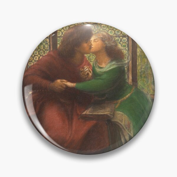 Item preview, Paolo and Francesca da Rimini (Rossetti) designed and sold by ArtHistorical.