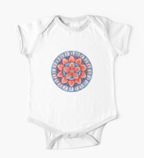Body de manga corta para bebé Frosted Cherry Blossom