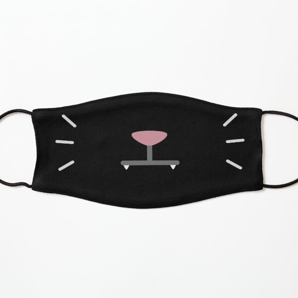 Black Cat Nose Face Mask Kids Mask