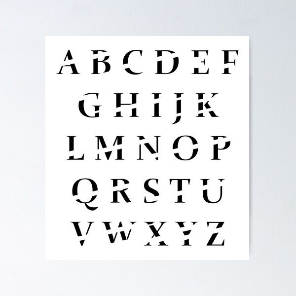 Item preview, alphabet designed and sold by Designer-amjed.