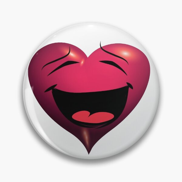 Item preview, Hearts and Smiles heart satisfied laugh designed and sold by wabeen.