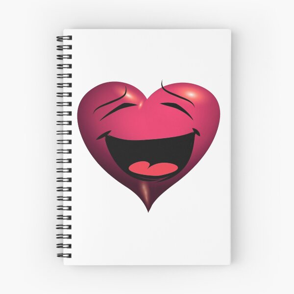 Item preview, Hearts and Smiles heart satisfied laugh designed and sold by wabeen.