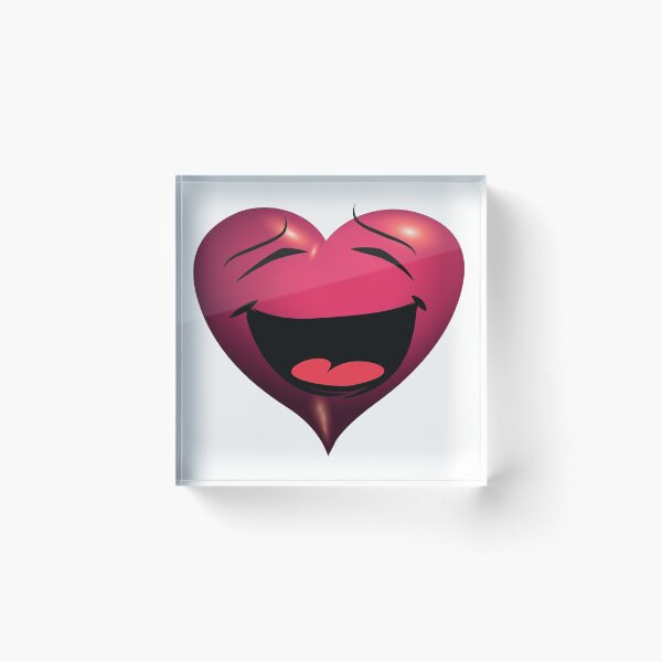 Item preview, Hearts and Smiles heart satisfied laugh designed and sold by wabeen.