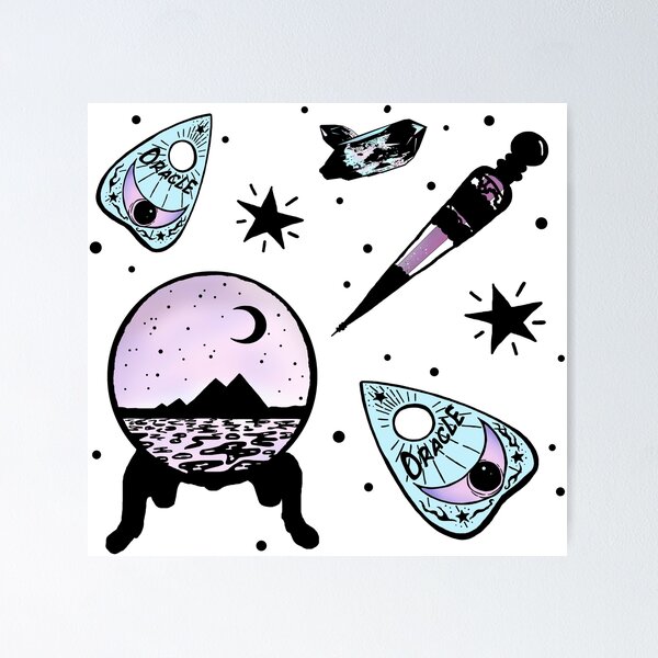 Item preview, Pastel Witchy Pattern designed and sold by CKastellanos.