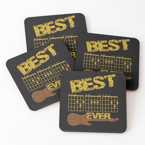 Item preview, mens Guitar Chord -dad best ever guitar lover designed and sold by YouHappyMyHappy.