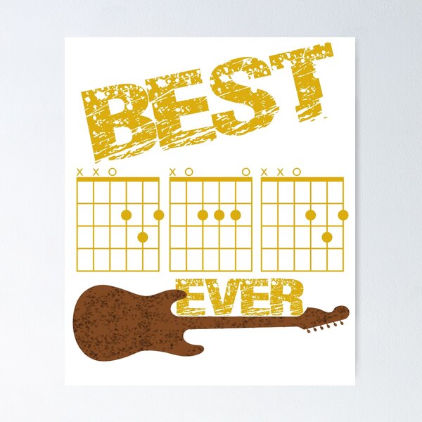 Item preview, mens Guitar Chord -dad best ever guitar lover designed and sold by YouHappyMyHappy.