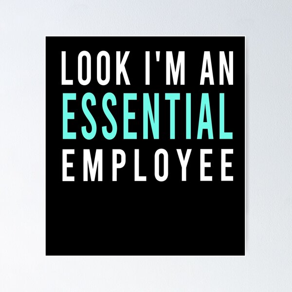 Item preview, Essential employee  designed and sold by osamamohamad.