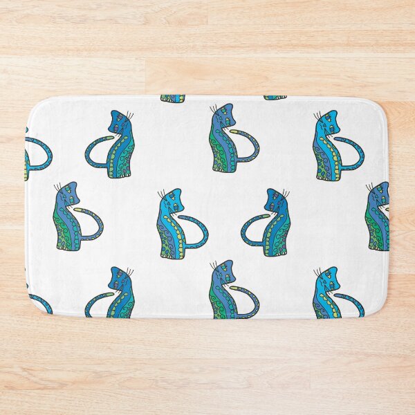Item preview,  3 blue cats designed and sold by daisydebby.