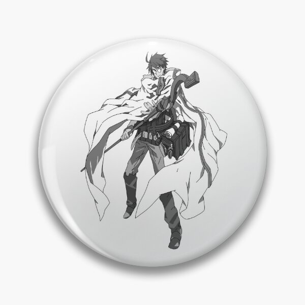 Item preview, Black and white Shiroe (Kei Shirogane) - Log Horizon  designed and sold by DragonWorks Art Prints.
