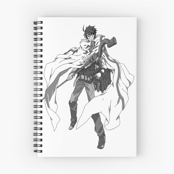 Item preview, Black and white Shiroe (Kei Shirogane) - Log Horizon  designed and sold by DragonWorks Art Prints.