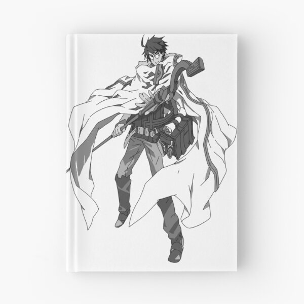 Item preview, Black and white Shiroe (Kei Shirogane) - Log Horizon  designed and sold by DragonWorks Art Prints.