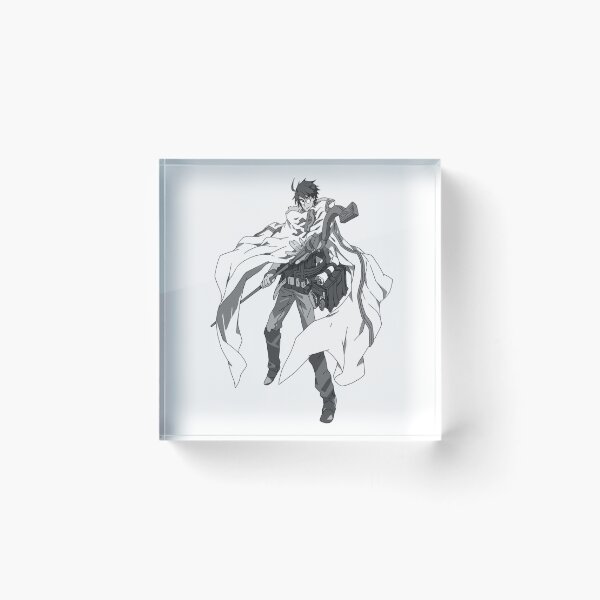 Item preview, Black and white Shiroe (Kei Shirogane) - Log Horizon  designed and sold by DragonWorks Art Prints.