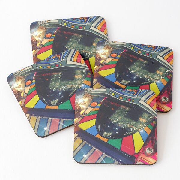 Pinbot glow Coasters (Set of 4)