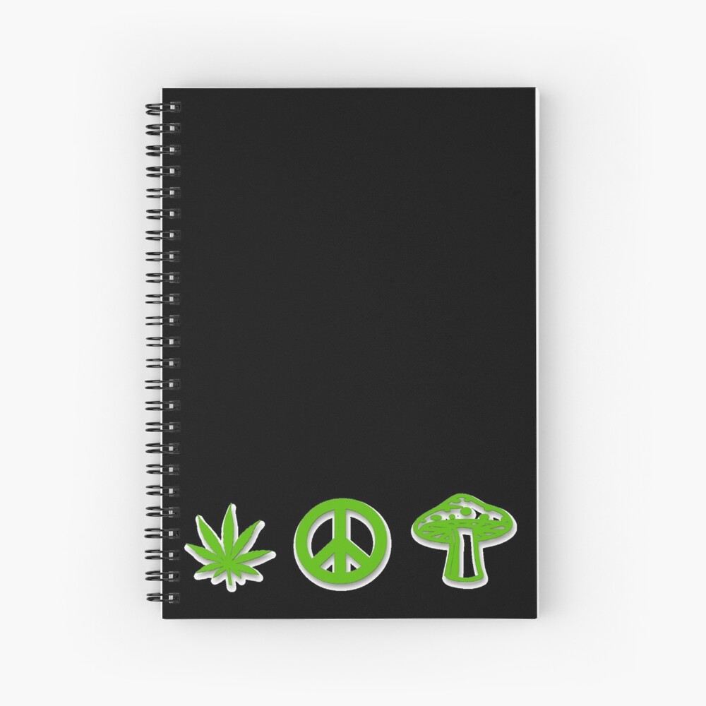 Item preview, Spiral Notebook designed and sold by MarijuanaTshirt.