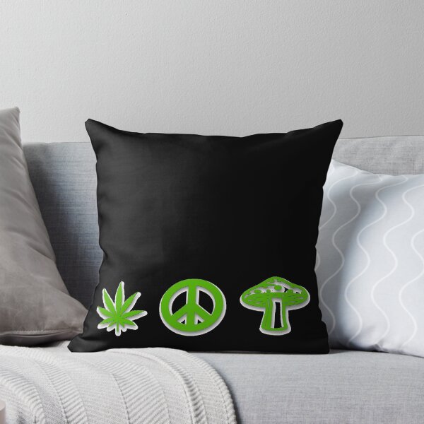 Item preview, Marijuana Peace Mushrooms designed and sold by MarijuanaTshirt.