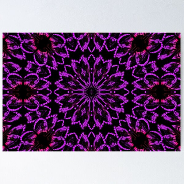 Item preview, Pink Wings Kaleidoscope designed and sold by Dawne's Designs.