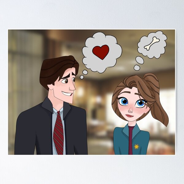 Item preview, "Booth and Brennan--tangled style" designed and sold by lunaleia97.