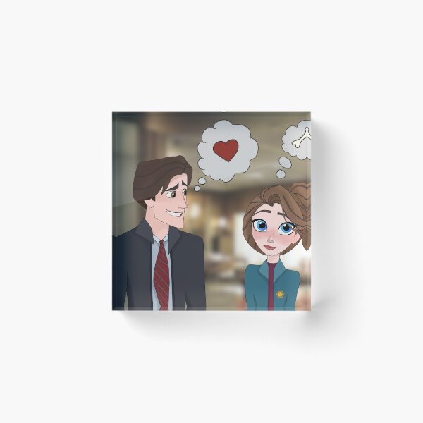 Item preview, "Booth and Brennan--tangled style" designed and sold by lunaleia97.