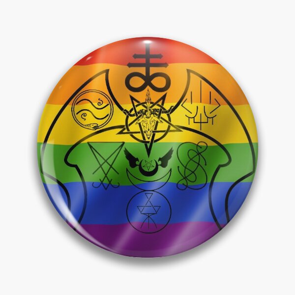 Item preview, United Aspects of Satan (Pride Flag) designed and sold by damienbaal.