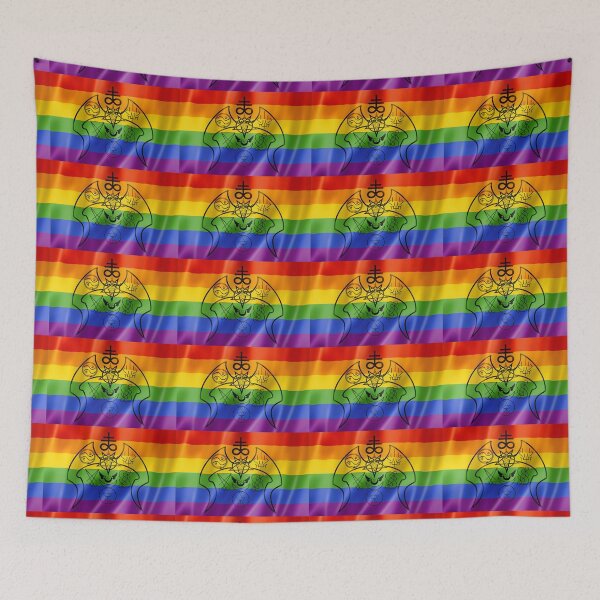 Item preview, United Aspects of Satan (Pride Flag) designed and sold by damienbaal.