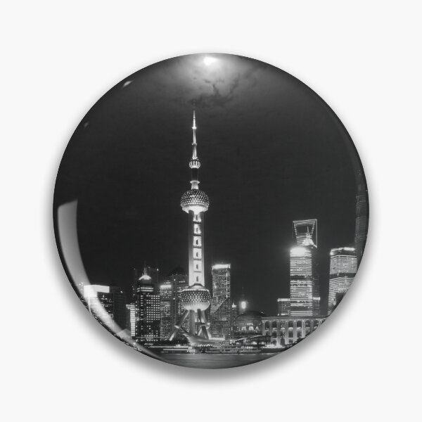 Item preview, Pudong By Night - BW designed and sold by David Thompson.