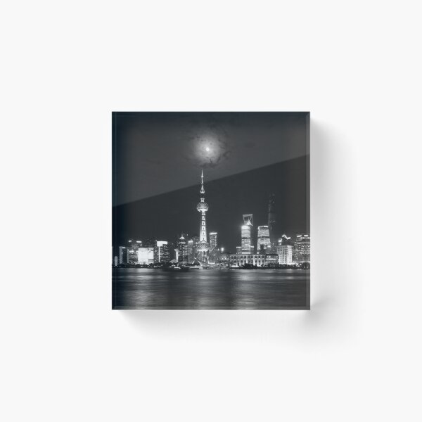 Item preview, Pudong By Night - BW designed and sold by David Thompson.