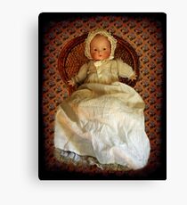 ANTIQUE VINTAGE DOLL-PILLOW-JOURNAL-TOTE BAG-PICTURE-ECT. Canvas Print