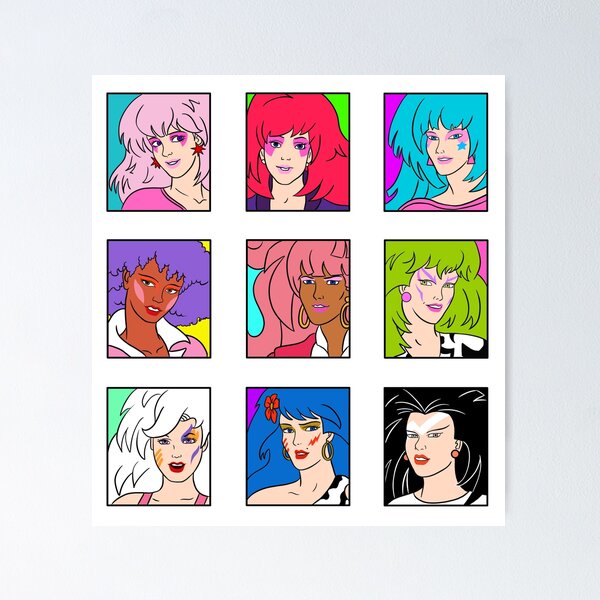 Item preview, Jem and the Holograms designed and sold by Jason Prefontaine.
