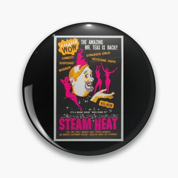 Artikelvorschau, STEAM HEAT- Klassisches Filmplakatdesign entworfen und verkauft von VelcroFathoms.