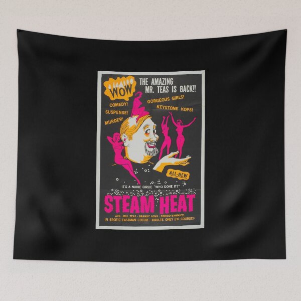 Item preview, STEAM HEAT- Classic Movie poster design designed and sold by VelcroFathoms.