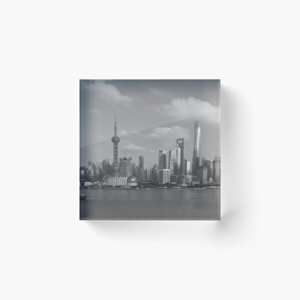 Item preview, Pudong by Day - BW designed and sold by David Thompson.