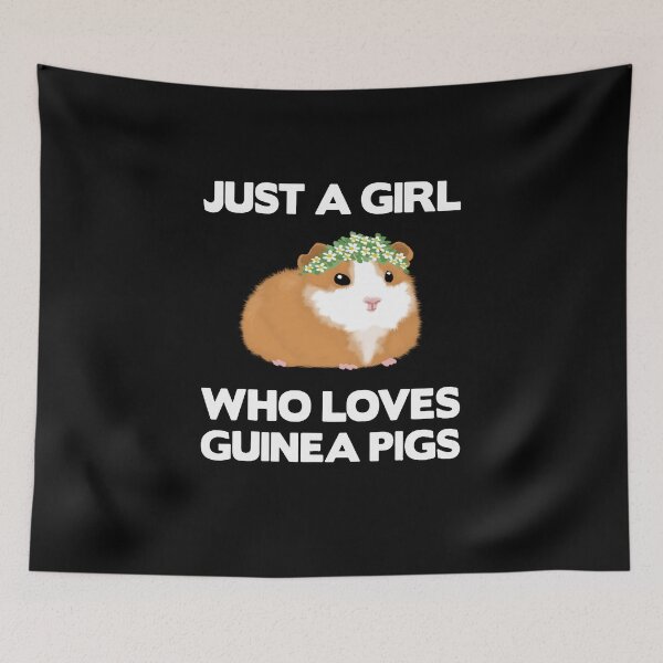Item preview, Just a girl who loves guinea pigs designed and sold by ZEDSOU ⭐⭐⭐⭐⭐.