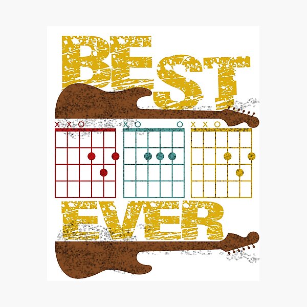 Item preview, mens Guitar Chord -dad best ever guitar lover designed and sold by YouHappyMyHappy.