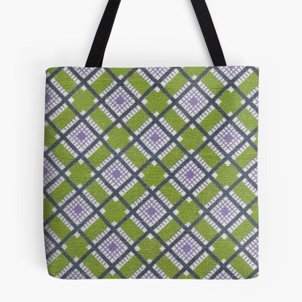 Item preview, Vintage Mid-century Modern Fabric / Diamonds designed and sold by FuzzyHoney.