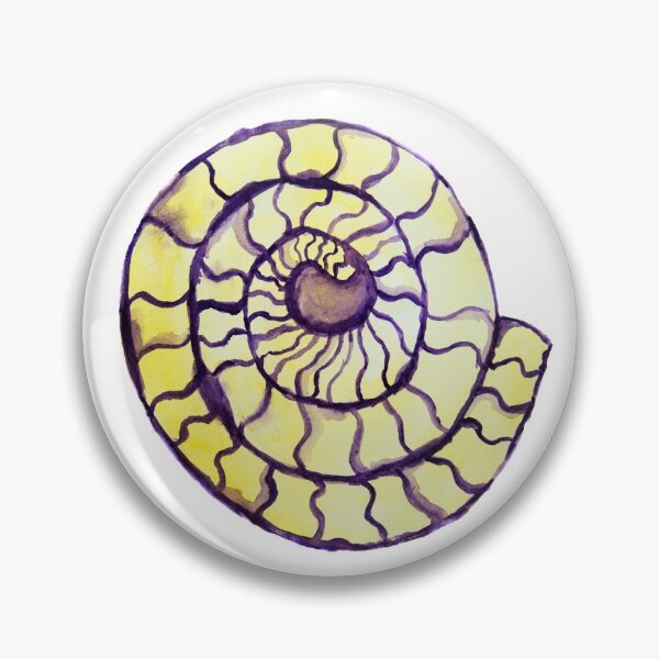 Item preview, Intersex Pride Ammonite Crystal designed and sold by Kendra Kantor.