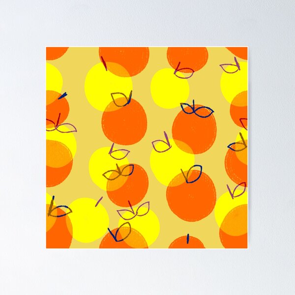 Item preview, Overlapping Oranges designed and sold by garbuge.
